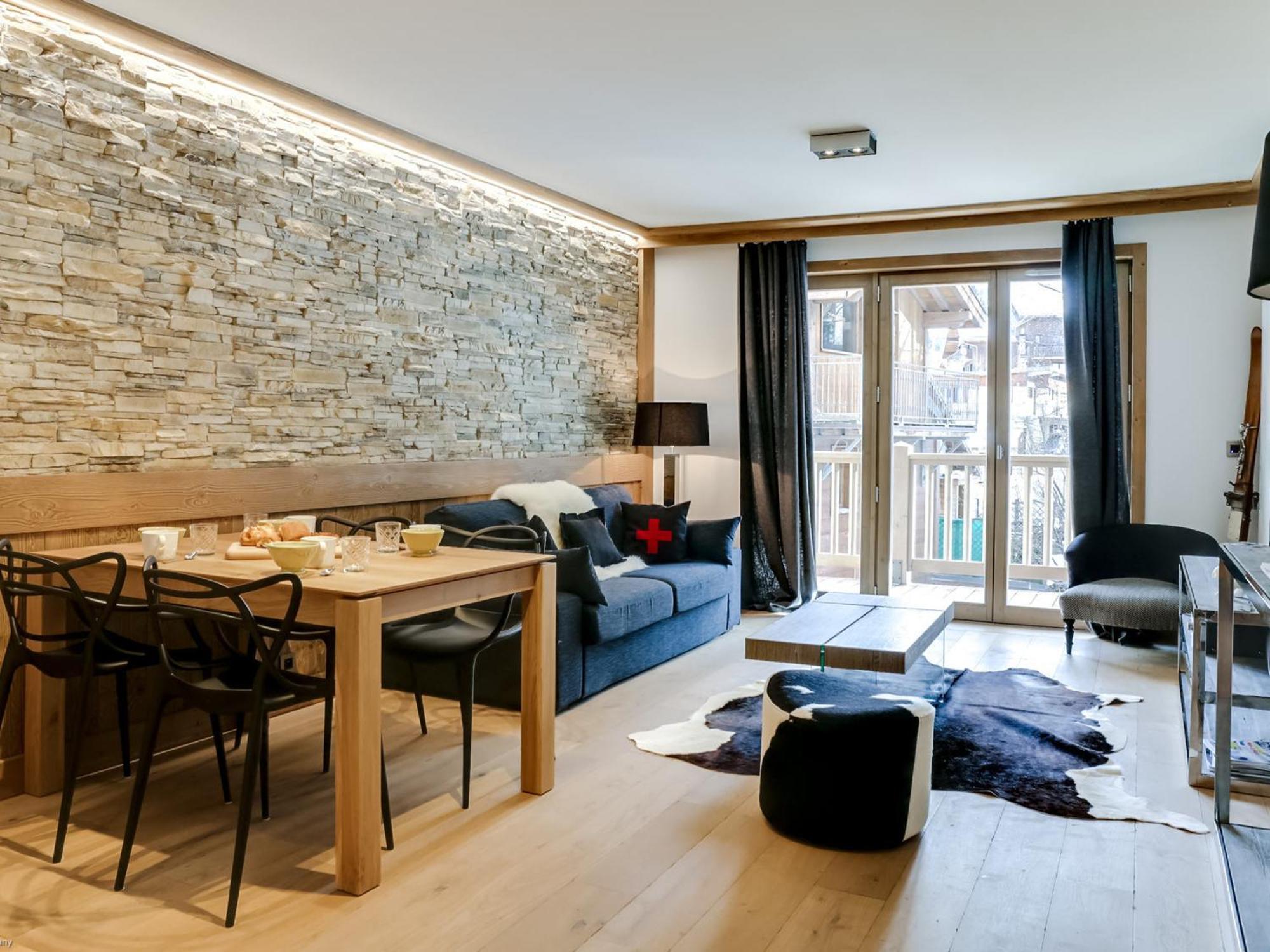 Luxueux T3 Contemporain A Courchevel Village, Proche Pistes Et Commerces, Avec Balcon Et Parking - Fr-1-562-30 Exterior photo